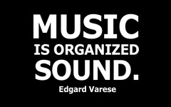 MUSIC / IS ORGANIZED / SOUND