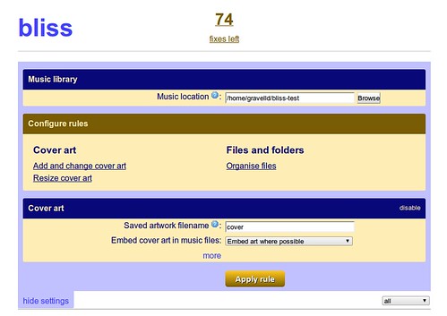 Configuring rules