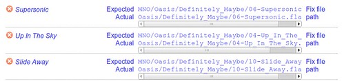 Music files that should be in a folder group
