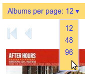 Albums per page