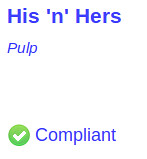 Compliance in album overview