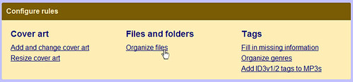 Organize files