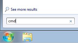 Opening a command window